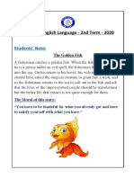 GR 5 - ENGLISH - Students' Note 7 - The Golden Fish PDF