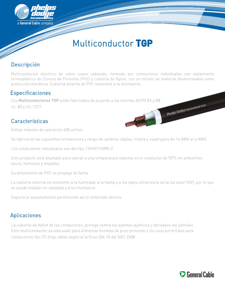 AF Ficha Técnica TGP | PDF