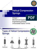 Helical Compression Springs: Design 1 Mechanical Engineering Faculty Engineering Division Universidad Santo Tomás