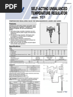 TLV Tc1 Self Acting Temperature Regulator Flanged