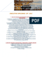 Executive Diplomas of Sbe