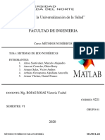 Hoja de Trabajo 9 Métodos Numericos PDF