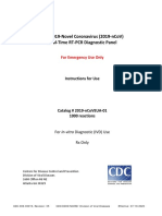 CDC 2019-Novel Coronavirus (2019-nCoV) Real-Time RT-PCR Diagnostic Panel 