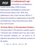 UNIT-2 - Combinational Logic PDF