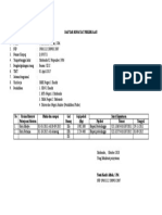 Daftar Riwayat Pekerjaan