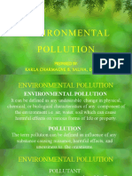 Environmental Pollution: Prepared By: Karla Charmagne B. Saliva, Ece, Ect