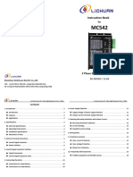 Instruction Book: 2 Phase Digital Stepper Driver