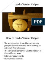 How To Read A Vernier Caliper