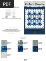 Winters Promise Quilt Pattern