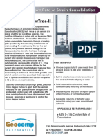 Constant Rate of Strain Consolidation