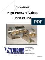 CV-Series High-Pressure Valves User Guide: 369 Syringa Ridge Sandpoint, ID 83864 281.782.8312