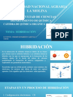 Hibridación orbitales química orgánica