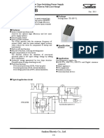 High efficiency, low noise power IC for switching power supplies