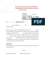 21.modelo de Solicitud (De La Parte Afectada) de Variacion de Medida Cautelar Consistente en La S