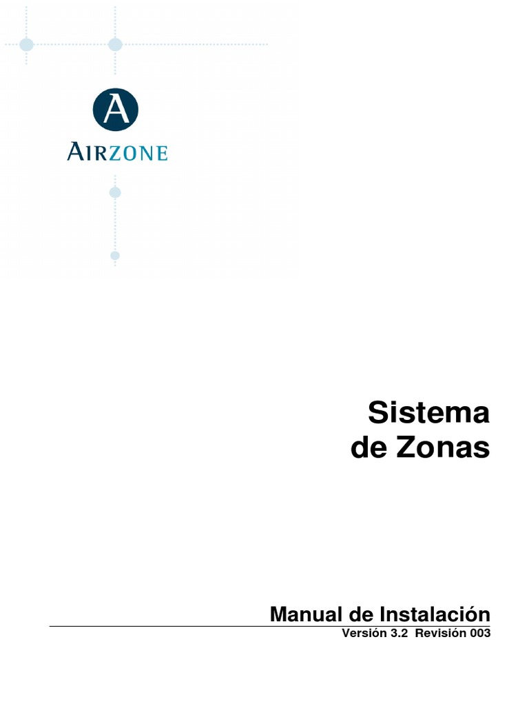 Manual de Instalación Airzone 3.2 | PDF | Relé | Diodo emisor de luz