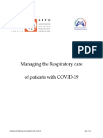 Managing The Respiratory Care of Patients With COVID-19