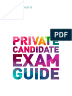 Private Candidate Exam Guide