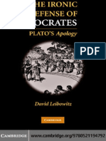 David M. Leibowitz - The Ironic Defense of Socrates_ Plato's Apology (2010, Cambridge University Press) - libgen.lc