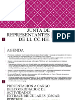 Junta de Representantes de LL.CC.HH. (viernes 14 de agosto del 2020)