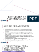 Bienvenida de Cachimbos 2020