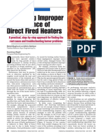 Correcting Improper Performance of Direct Fired Heaters