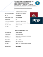 Biodata Mahasiswa Bimbingan Akademik