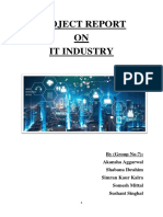Project Report of It Industry