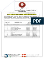 Cotizacion para Complice