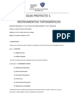 Guia (Indice), Proyecto 1 (Instrumentos Topográficos)