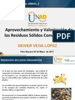UNAD - Aprovechamiento y Valorizacion de Los Residuos Convencionales - Geiver V