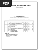 Dr. Ambedkar Government Arts College (Autonomous) : B.Sc. Computer Science