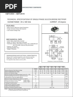 Kbpc3504 Full Bridge Rectifier