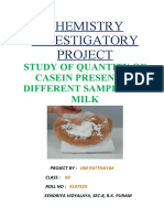 Chemistry Investigatory Project