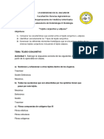 Marcha de Laboratorio - Tejido Conectivo y Adiposo