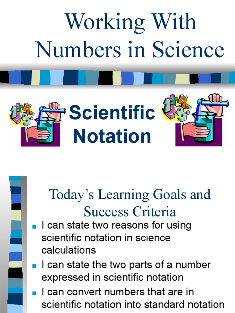 Scientific Notation Powerpoint PDF | PDF | Numbers | Notation