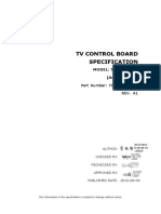 TV Control Board Specification: MODEL: T.VST29.03B (Asia-V29V39)