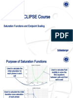 Advanced ECLIPSE Course: Saturation Functions and Endpoint Scaling