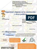 Laminas PPT (Seguridad e Higiene en La Construccion y Obras Publicas)