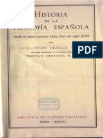 Fraile Guillermo Historia de La Filosofía Española I