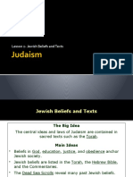 Lesson 2- Jewish Beliefs and Texts.pptx