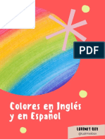 Colores en Inglés y en Español