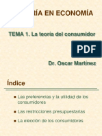 Diapositivas 2 La Teoria Del Consumidor