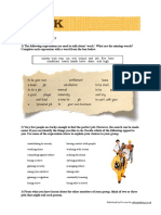 Worksheet 1: Vocabulary: End Job Five Boss Conditions Heavy Hands Leave Share Sick High