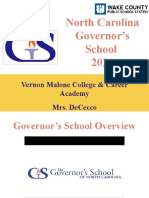 Governors School Presentation