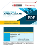 Información Relevante para Utilizar El Tutorial PDF