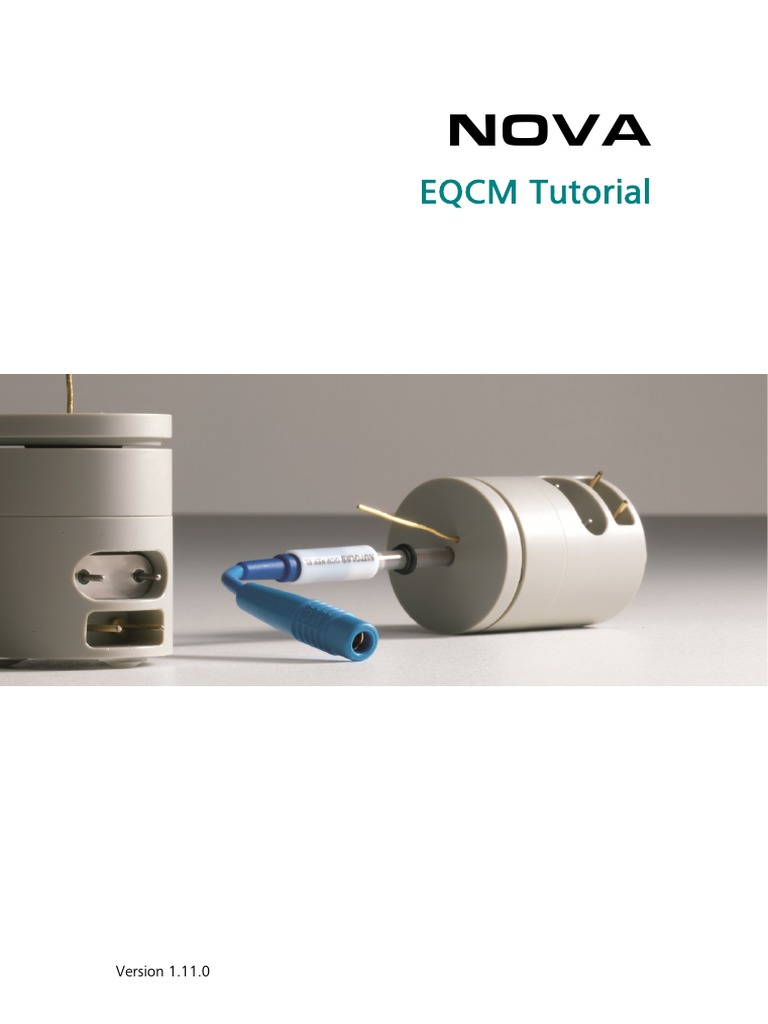EQCM Tutorial | PDF | Electromagnetism | Electrical Engineering