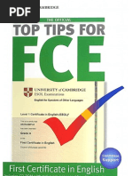 Download Top Tips for FCE by alejandro_zambran_13 SN47926269 doc pdf