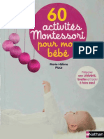 60 Activités Montessori Pour Mon Bébé PDF