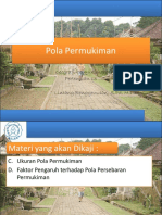 POLA PERMUKIMAN Di Indonesia