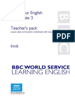 Keep Your English Uptodate3 Teacher's Pack: Lesson Plan and Student Worksheets With Answers